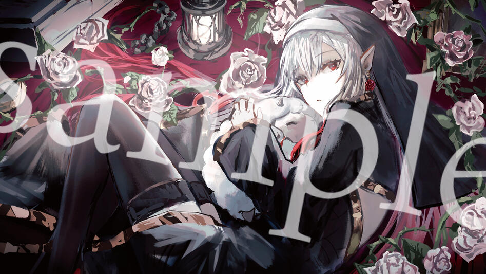 シス・ロゼリア様 壁紙イラスト